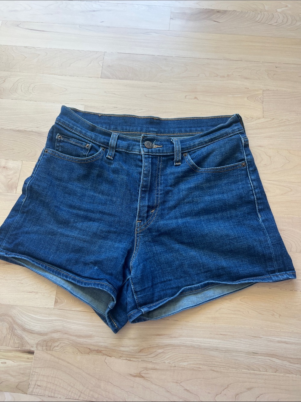 Women's Dark Blue Levi’s Denim Shorts